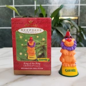 Vintage Hallmark Keepsake King of the Ring Crayola Ornament
